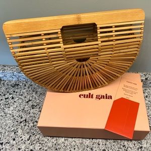 Cult Gaia Bamboo Ark Bag-new w/box